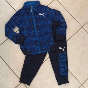 Boys PUMA track suit set